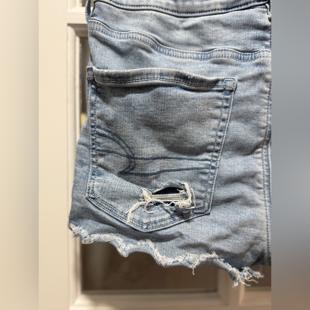 AE Ne(x)t Level High-Waisted Denim Short Short - Picture 13 of 15